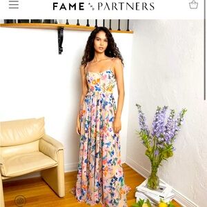 Floral Fame and Partners Dress NWT